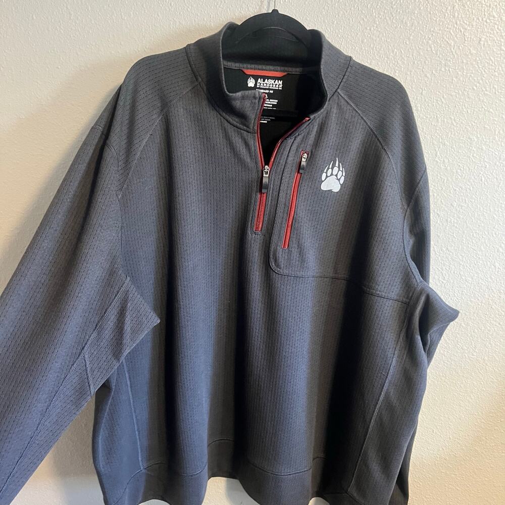 Alaskan Hardgear Duluth Trading Men's AKHG Graveltec Pullover 1/4 Zip 3XL - Picture 2 of 4